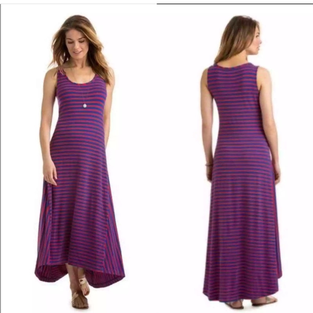 Vineyard Vines Striped Sleeveless Maxi Dress - Picture 3 of 3